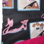 MadieBs Pink Panther on Black Cotton Personalized Custom Pillowcase w/Name