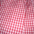 MadieBs Custom  Red and White Check 3 Piece Toddler Sheet Set