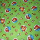 MadieBs Custom crib sheet  Paddington Bear Snack Time
