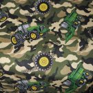 MadieBs Custom crib sheet  John Deere Green Tractor Camo