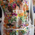 MadieBs Custom Cats and Kittens in the Flower Garden Smock Apron