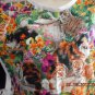 MadieBs Custom Cats and Kittens in the Flower Garden Smock Apron
