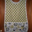 MadieBs Custom Plaid with Butterflies Smock Apron with Nice Large Pockets