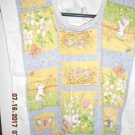 MadieBs Pretty Floral Spring with Bunnies Adult and Children Bib Special Needs
