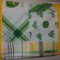 MadieBs John Deere Plaid with Yellow Trim Bagholder Dispenser for Plastic Bags