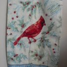 MadieBs Cardinal with Holly Berries Bagholder Dispenser for Plastic Bags