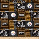 MadieBs Men's  NFL Steelers Hankerchief Set of 2 16x16 inches
