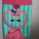 MadieBs Pink Flamingo Pair Design Bagholder Dispenser for Plastic Bags