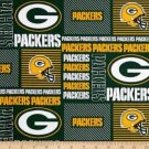MadieBs Custom NFL Packers Plaid Cotton Football Fitted Boutique Crib Sheet