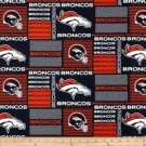 MadieBs Custom Broncos NFL Football  Boutique Crib Sheet