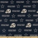 MadieBs Custom NFL Dallas Cowboys Blue Cotton Fitted Boutique Crib Sheet
