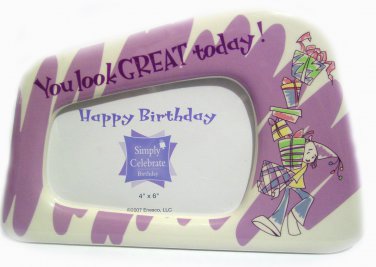 Ceramic 'You look Great Today' Picture Frame by Enesco