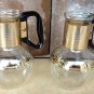 Vintage Set of 2 Pyrex Brand Mini Individual Coffee Carafe made for Silex Compan