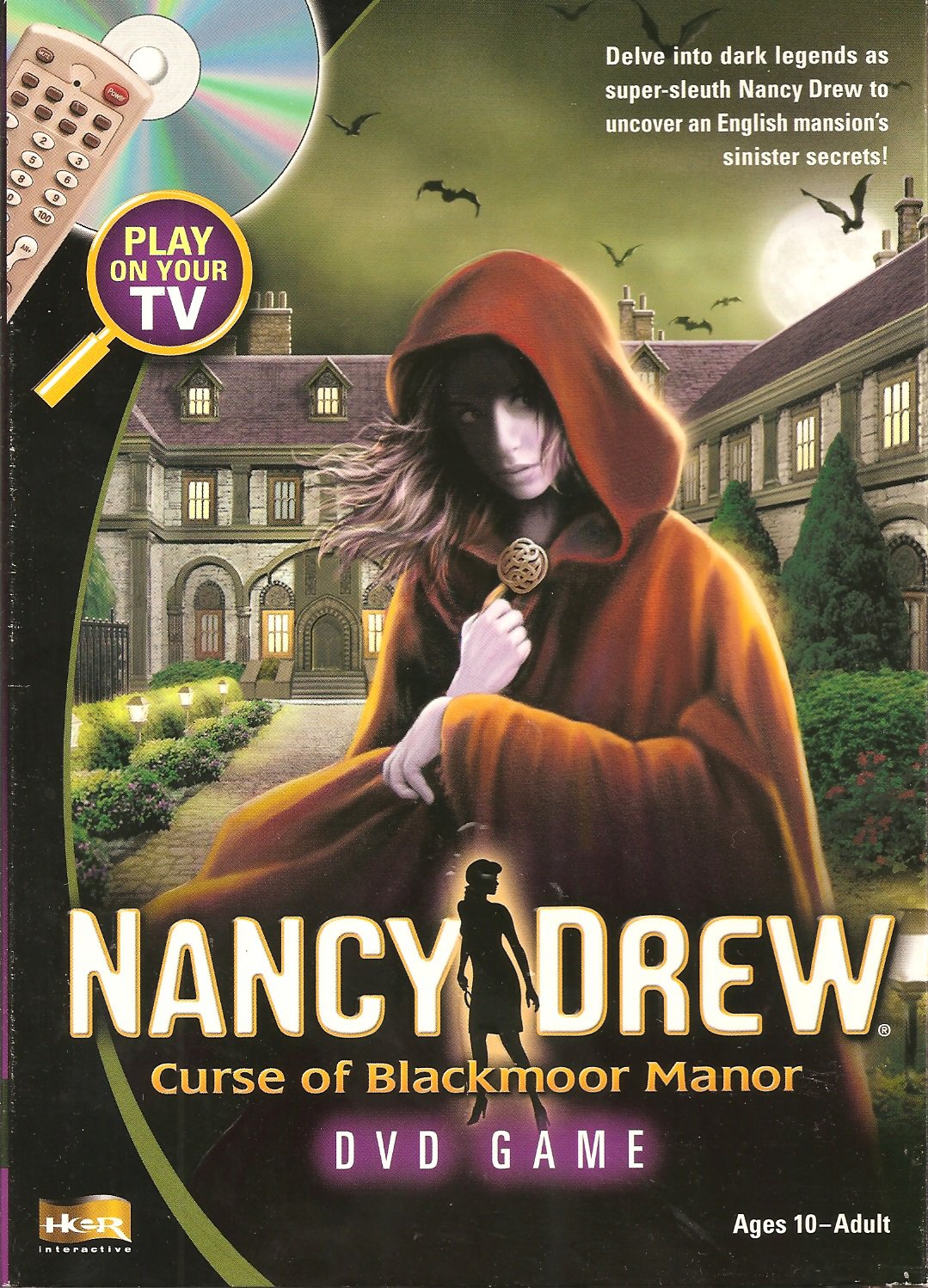 Nancy Drew Curse of Blackmoor Manor DVD Game, Software. 