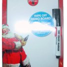 Coca Cola Coke Santa Mini Wipe Off Memo Board