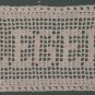 Personalized Crochet Name Doilies