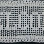 Personalized Crochet Name Doilies