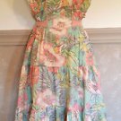 Rare 1960's Soft Colored Hawaiian Print Summer Dress (Dont see this anymore)