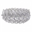 Leaf Motif Stretch Bracelet