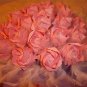 Graceful Plume surround Exquisite Origami Roses Bouquet Valentine's Day Gift