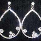 Crystal Pave With Roric Tear Drop Earrings