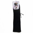 Winter Soft Acrylic Knit String withTassel Leg Warmer Black  Socks