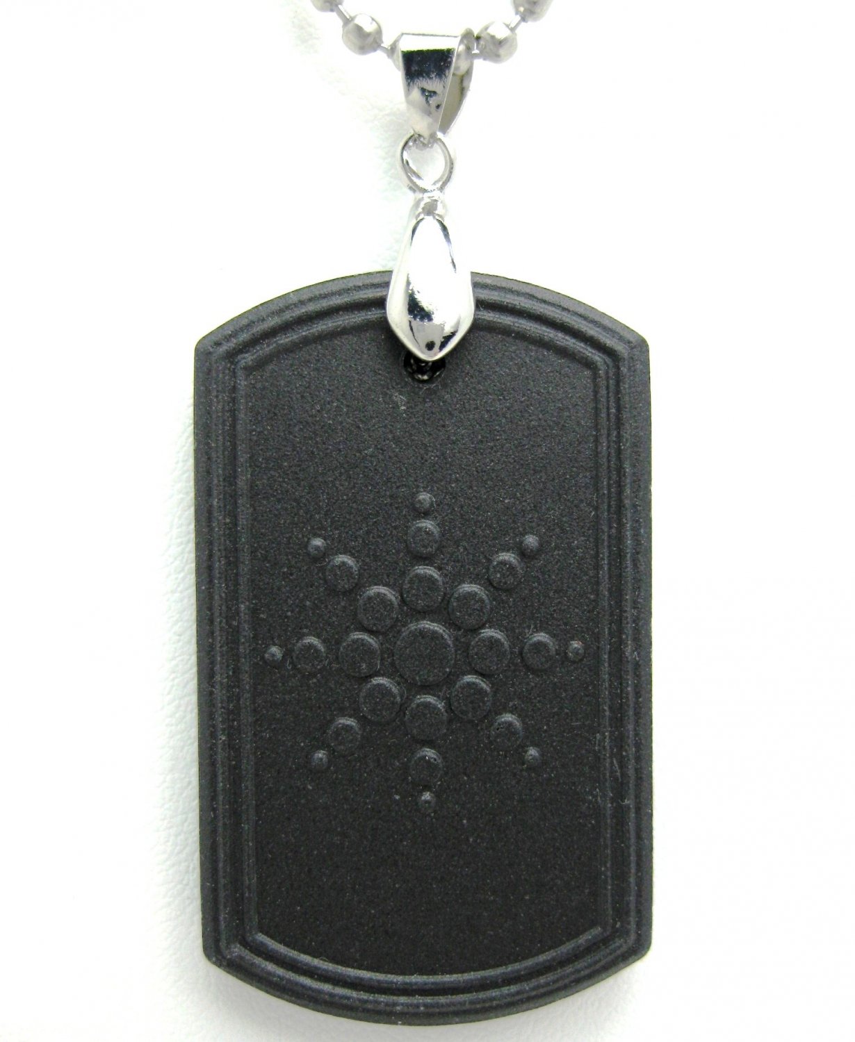 QP8 Quantum Pendant Scalar Energy Dog Tag 3500 Neg Ions