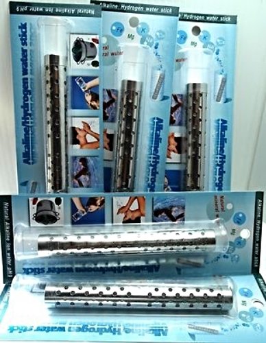 5pcs/ Lot Travel Alkaline Hydrogen Water Ionizer Stick 9pH H2O Wholesale Sealed