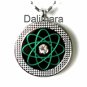 QP18 Dalimara Pendant Green w/ Swarovski Crystal
