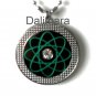 QP18 Dalimara Pendant Green w/ Swarovski Crystal