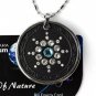 QP7 Quantum Necklace Energy 5K Negative Ion Swarovski Stone Aquamarine March New