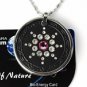 QP7 Quantum Pendant Energy 5K Negative Ion Swarovski Stone Rose October Birthday