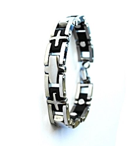 QB39 Dalimara Quantum Energy Power Bracelet with 4 Energies 2-Tone