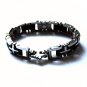 QB39 Dalimara Quantum Energy Power Bracelet with 4 Energies 2-Tone