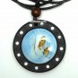 QP20 Dalimara Quantum Pendant Virgin Mary Scalar Energy Necklace w/ 12 Crystals