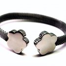WQB5 Dalimara Women's Wire Mesh Stainless Steel Bangle Magnetic Bracelet