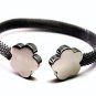 WQB5 Dalimara Women's Wire Mesh Stainless Steel Bangle Magnetic Bracelet