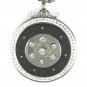 QP12 Dalimara Quantum Pendant Shiny Clear Crystal 316/L Polished Stainless Steel
