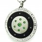 QP12 Dalimara Pendant Green Crystal