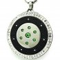 QP12 Dalimara Pendant Green Crystal