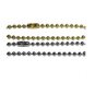 Nickel Plated Chain 25" Dog Tag Beading Link