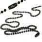 Nickel Plated Chain 25" Dog Tag Beading Link