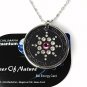 QP7 Dalimara Quantum Pendant Energy 5000 -Ion Swarovski Rose October