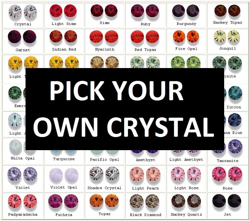 PICK-YOUR-OWN Swarovski Crystal QP7 Quantum Pendant 5K Negative Ions