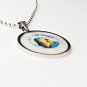 QR13 Our Lady of Fatima Virgin Mary Mother of Pearl Energy Pendant