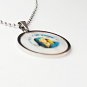 QR13 Our Lady of Fatima Virgin Mary Mother of Pearl Energy Pendant