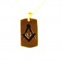 QP56 Freemason Masonic Symbol Stainless Steel Energy Pendant