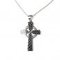 QC56 Celtic Irish Cross Energy Pendant Necklace