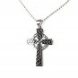 QC56 Celtic Irish Cross Energy Pendant Necklace