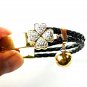 WB14G Hana Crystals Quantum Energy Power Bracelet with 4 Energies